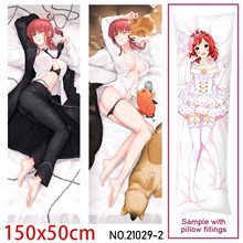Anime Girl Makima Dakimakura Hugging Body Pillow Case Cover
