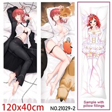 Anime Girl Makima Dakimakura Hugging Body Pillow Case Cover