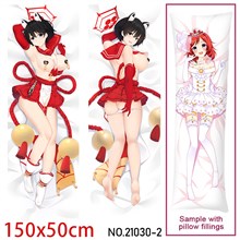 Anime Girl Hasuga Tubaki Dakimakura Hugging Body Pillow Case Cover
