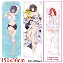 Anime Girl Reze Dakimakura Hugging Body Pillow Case Cover