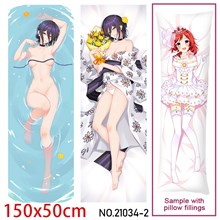 Anime Girl Reze Dakimakura Hugging Body Pillow Case Cover