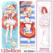 Anime Girl Klee Dakimakura Hugging Body Pillow Case Cover