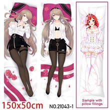 Anime Girl Rita Rossweisse Dakimakura Hugging Body Pillow Case Cover