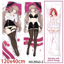 Anime Girl Rita Rossweisse Dakimakura Hugging Body Pillow Case Cover