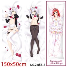 Anime Girl Noelle Dakimakura Hugging Body Pillow Case Cover