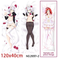 Anime Girl Noelle Dakimakura Hugging Body Pillow Case Cover