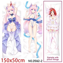 Anime Girl Sangonomiya Kokomi Dakimakura Hugging Body Pillow Case Cover