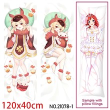 Anime Girl Klee Dakimakura Hugging Body Pillow Case Cover