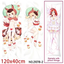 Anime Girl Klee Dakimakura Hugging Body Pillow Case Cover