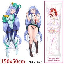 Anime Girl Hado Nejire Dakimakura Hugging Body Pillow Case Cover