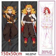 Anime Rengoku Kyoujurou Dakimakura Hugging Body Pillow Case Cover