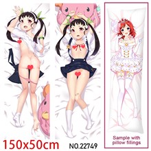 Anime Girl Hachikuji Mayoi Dakimakura Hugging Body Pillow Case Cover