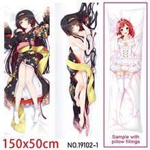 Anime Girl Renge Dakimakura Hugging Body Pillow Case Cover