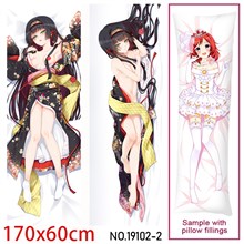 Anime Girl Renge Dakimakura Hugging Body Pillow Case Cover