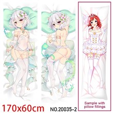 Anime Girl Kokkoro Dakimakura Hugging Body Pillow Case Cover