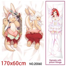 Anime Girl Nanachi Dakimakura Hugging Body Pillow Case Cover