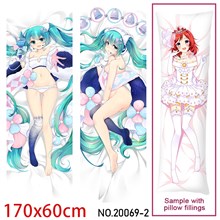 Anime Girl Miku Dakimakura Hugging Body Pillow Case Cover