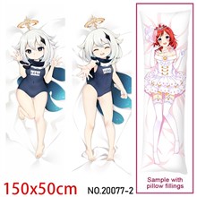 Anime Girl Paimon Dakimakura Hugging Body Pillow Case Cover