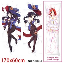 Anime Girl Mona Dakimakura Hugging Body Pillow Case Cover