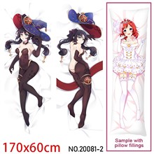 Anime Girl Mona Dakimakura Hugging Body Pillow Case Cover