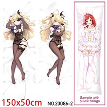 Anime Girl Fischl Dakimakura Hugging Body Pillow Case Cover
