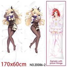 Anime Girl Fischl Dakimakura Hugging Body Pillow Case Cover