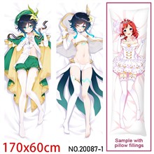 Anime Barbatos Dakimakura Hugging Body Pillow Case Cover