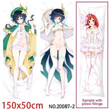 Anime Barbatos Dakimakura Hugging Body Pillow Case Cover