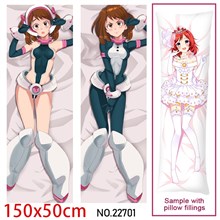 Anime Girl OCHACO URARAKA Dakimakura Hugging Body Pillow Case Cover