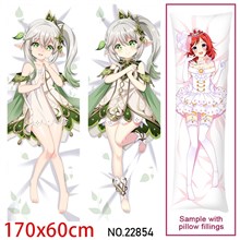 Anime Girl Nahida Dakimakura Hugging Body Pillow Case Cover