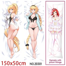 Anime Girl Joan of Arc Dakimakura Hugging Body Pillow Case Cover