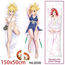 Anime Girl Amber Dakimakura Hugging Body Pillow Case Cover