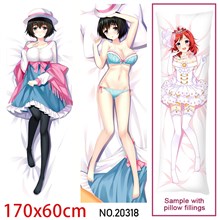 Anime Girl Shiina Mayuri Dakimakura Hugging Body Pillow Case Cover