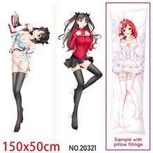 Anime Girl Tohsaka Rin Dakimakura Hugging Body Pillow Case Cover