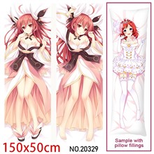 Anime Girl Tokisaki Kurumi Dakimakura Hugging Body Pillow Case Cover