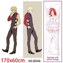 Japan Anime Bakugou Katsuki Dakimakura Hugging Body Pillow Case Cover