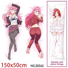 Japan Anime Girl Kirisu Mafuyu Dakimakura Hugging Body Pillow Case Cover