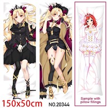 Japan Anime Girl Ereshkigal Dakimakura Hugging Body Pillow Case Cover