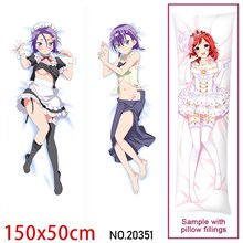Japan Anime Girl Kominami Asumi Dakimakura Hugging Body Pillow Case Cover