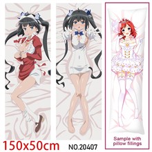 Japan Anime Girl Hestia Dakimakura Hugging Body Pillow Case Cover