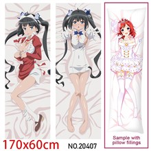 Japan Anime Girl Hestia Dakimakura Hugging Body Pillow Case Cover