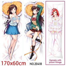 Japan Anime Girl Ichinose Chizuru Dakimakura Hugging Body Pillow Case Cover