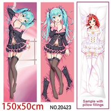 Japan Anime Girl Miku Dakimakura Hugging Body Pillow Case Cover