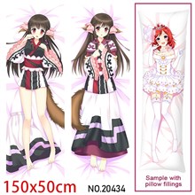 Japan Anime Girl Rurutie Dakimakura Hugging Body Pillow Case Cover