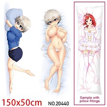 Japan Anime Girl Uzaki Hana Dakimakura Hugging Body Pillow Case Cover