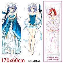 Japan Anime Girl Tobiichi Origami Dakimakura Hugging Body Pillow Case Cover