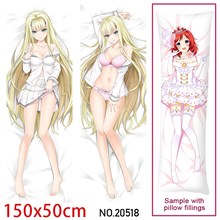 Japan Anime Girl Alice Dakimakura Hugging Body Pillow Case Cover