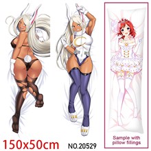 Japan Anime Girl Rumi Usagiyama Dakimakura Hugging Body Pillow Case Cover
