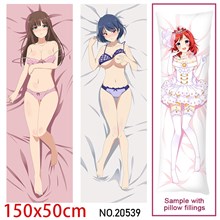 Japan Anime Girl Tachibana Rui Hina Dakimakura Hugging Body Pillow Case Cover