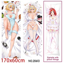 Japan Anime Girl Joan of Arc Dakimakura Hugging Body Pillow Case Cover